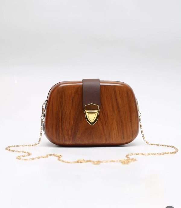 Wood Clutches Hand Bag